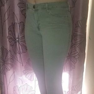 Express military green pants